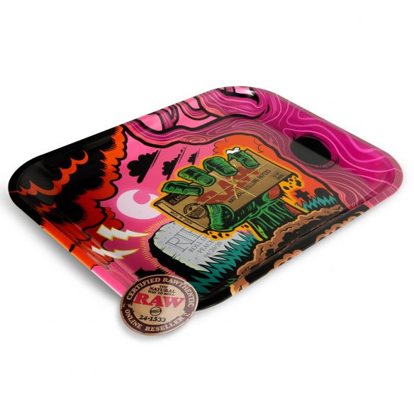 BANDEJA METÁLICA ZOMBIE GRANDE-RAW