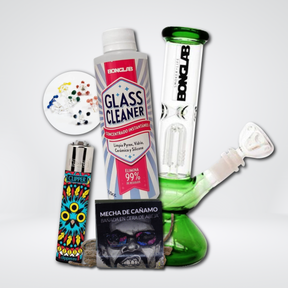 PACK BONGLAB FAT CANDY GREEN