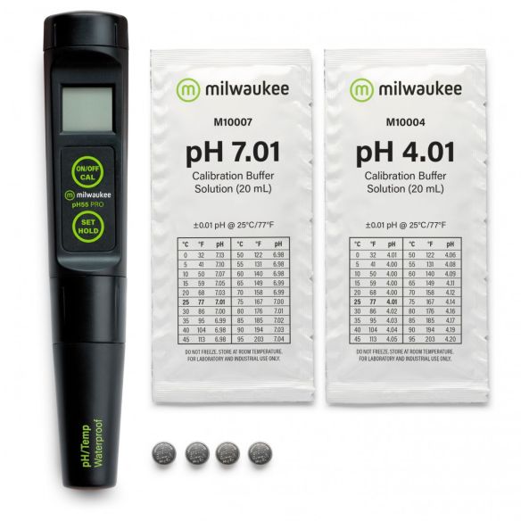 PH55 MEDIDOR PH/TEMP WATERPROOF -MILWAUKEE