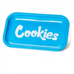 METAL ROLLING TRAY BLUE...