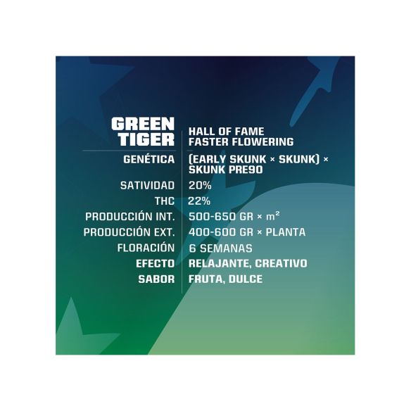 GREEN TIGER FAST FEM X4-BSF