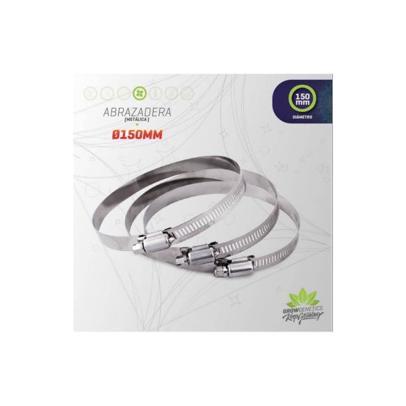 ABRAZADERA METALICA 150MM-GROW GENETICS