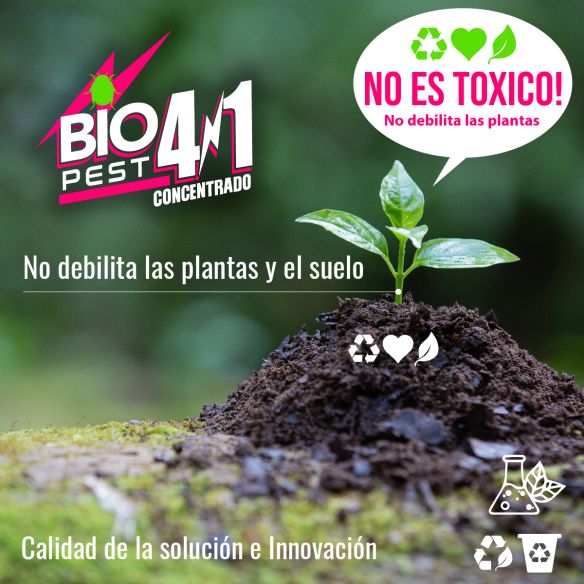 RECARGA ANTIPLAGA CONCENTRADO 4 EN 1 250CC-BIOPEST