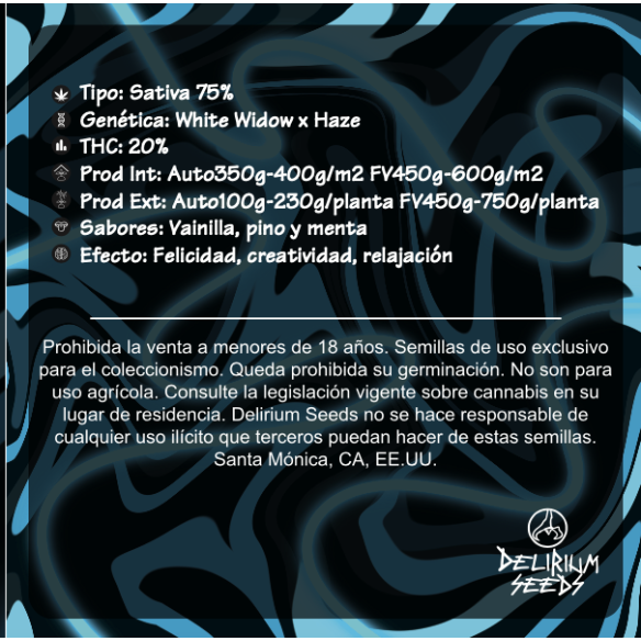 DELIRIUM MOBY FAST VERSION X1-DELIRIUM SEEDS