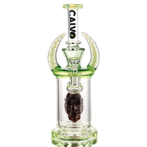 SPACE OPERA WATERPIPE COLOR GREEN-CALVO GLASS