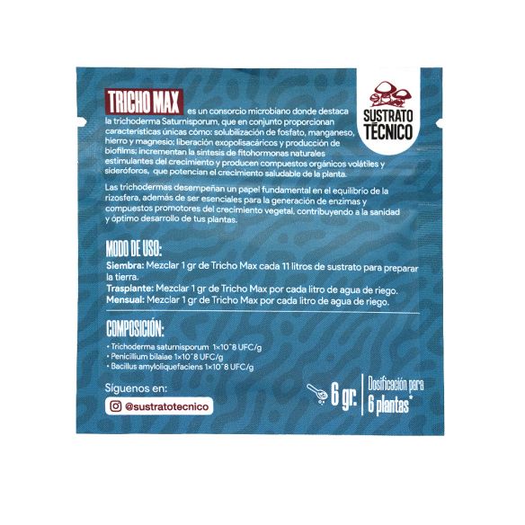 TRICHO MAX 6G-SUSTRATO TECNICO