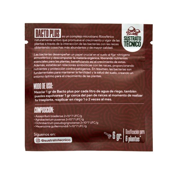 BACTO PLUS 6G-SUSTRATO TECNICO