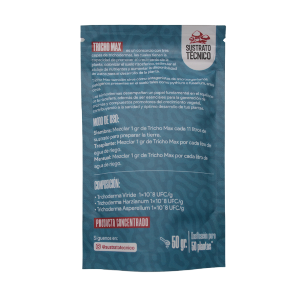 TRICHO MAX 50G-SUSTRATO TECNICO