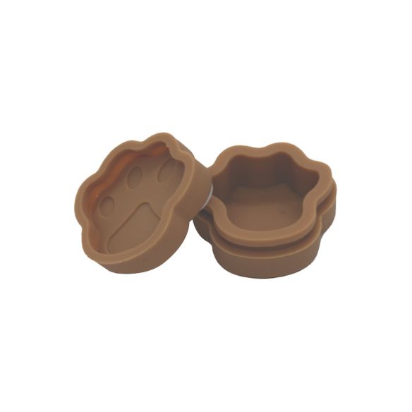 CONTENEDOR SILICONA GATO COLORES VARIADOS