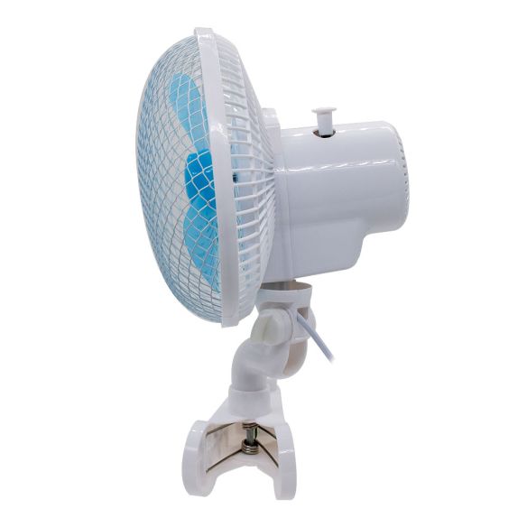 VENTILADOR CLIP FAN PINZA OSCILANTE 22CM 20W-KASVI