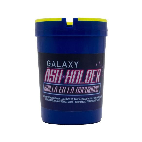 CENICERO ASH HOLDER GLOW IN THE DARK AZUL-GALAXY