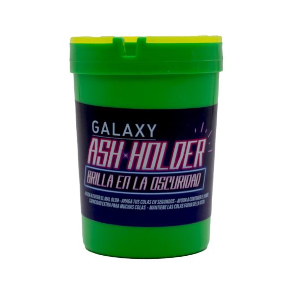 CENICERO ASH HOLDER GLOW IN THE DARK VERDE-GALAXY