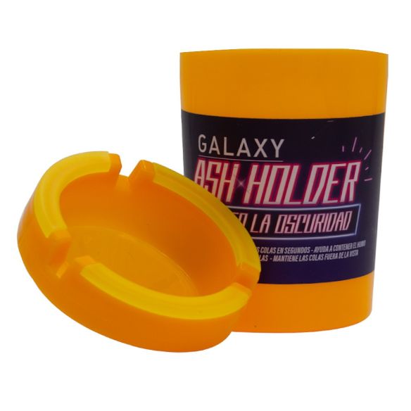 CENICERO ASH HOLDER GLOW IN THE DARK AMARILLO-GALAXY