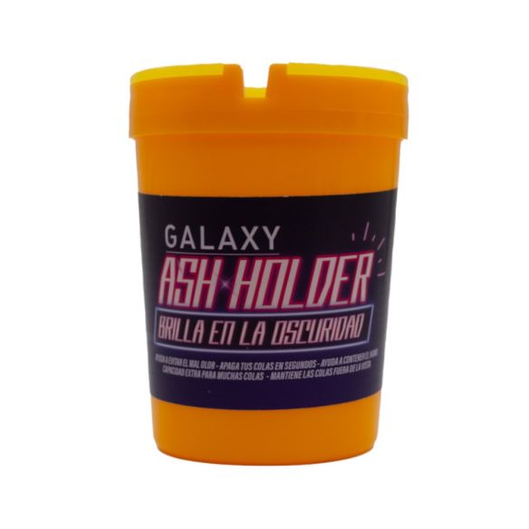 CENICERO ASH HOLDER GLOW IN THE DARK AMARILLO-GALAXY