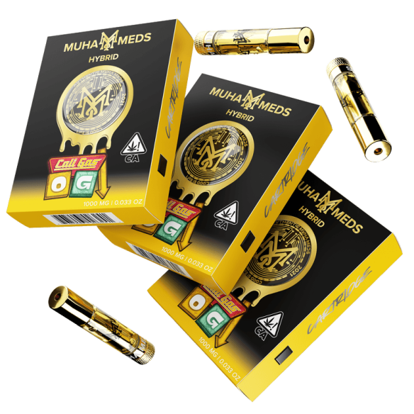 CARTRIDGE MUHA MEDS 0,8ML CALI GAS OG HYBRID-MUHA MEDS (VACÍOS)