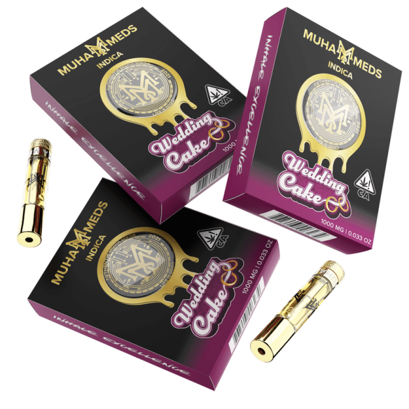 CARTRIDGE MUHA MEDS 0,8ML WEDDING CAKE INDICA-MUHA MEDS (VACÍOS)