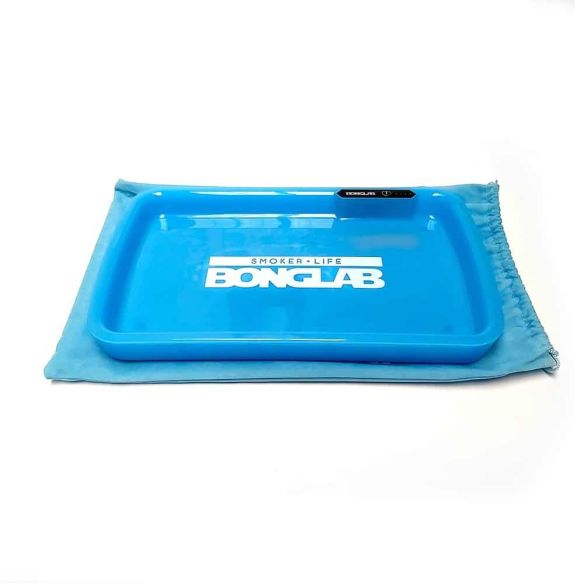 NEON TRAY BANDEJA ENROLADO LED AZUL-BONGLAB