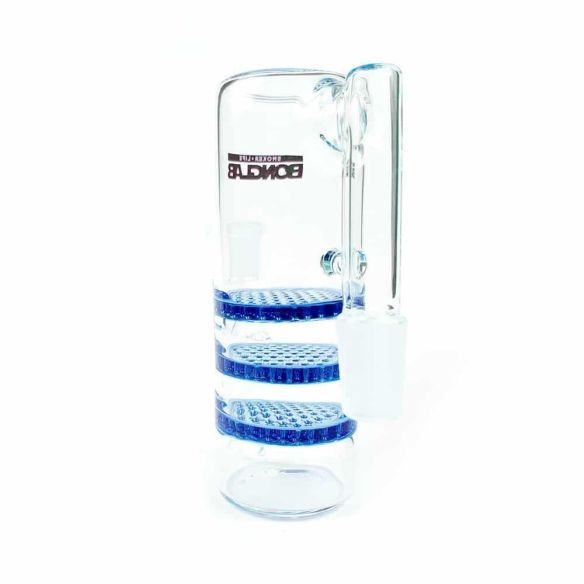ATRAPA CENIZA PANAL TRIPLE BLUE 14MM-BONGLAB