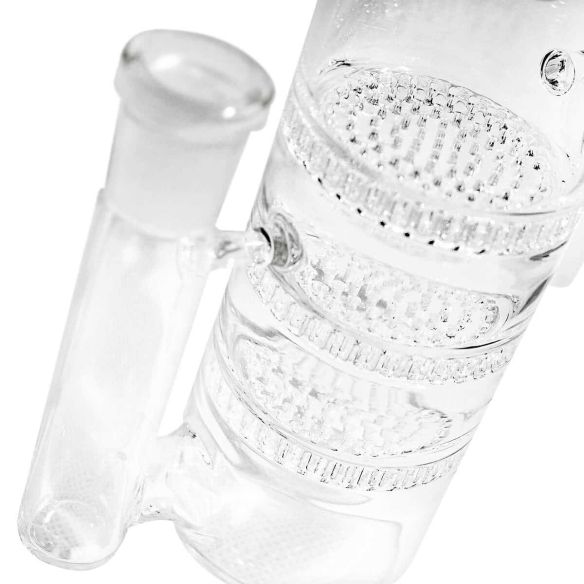 ATRAPA CENIZA PANAL TRIPLE CLEAR 14MM-BONGLAB