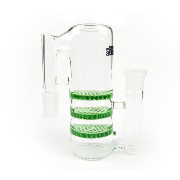 ATRAPA CENIZA PANAL TRIPLE GREEN 14MM-BONGLAB