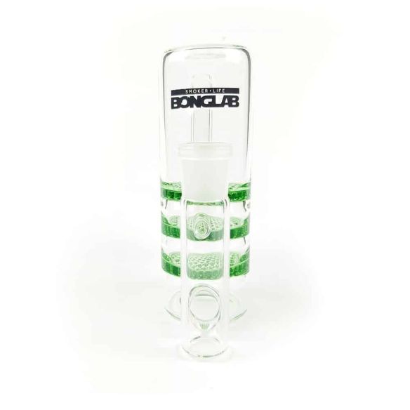 ATRAPA CENIZA PANAL TRIPLE GREEN 18MM-BONGLAB