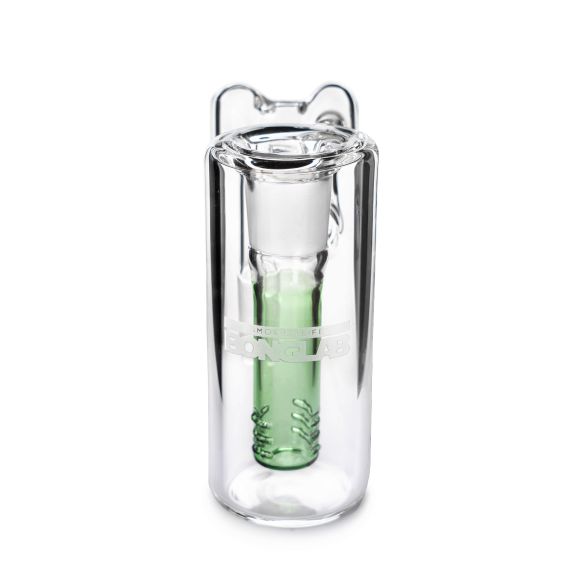 ATRAPA CENIZA PERC 14MM GREEN-BONGLAB