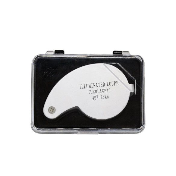 LUPA CON LUZ 40X