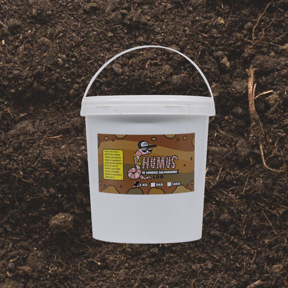 HUMUS DE LOMBRIZ CALIFORNIANA 3KG-LDG