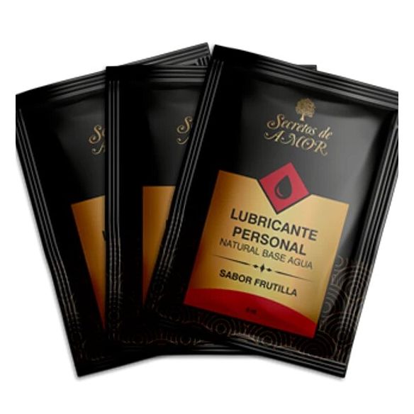 LUBRICANTE ÍNTIMO DE FRUTILLA EN SACHET – HIDRATACIÓN, SUAVIDAD Y PLACER NATURAL