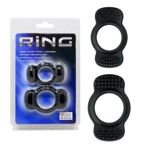RING DUO NEGRO - SET DE...