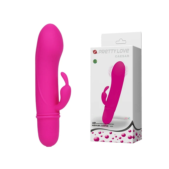 MINI VIBRADOR PIERO - PLACER DOBLE CON ESTIMULACIÓN DE CLÍTORIS Y PUNTO G