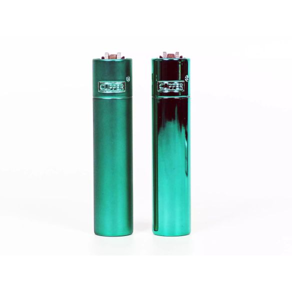 ENCENDEDOR METÁLICO TURQUEOSIE -CLIPPER