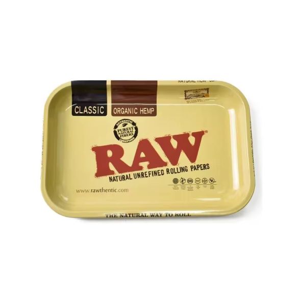 BANDEJA ROLADO METALICA 18X12CM RAW 2