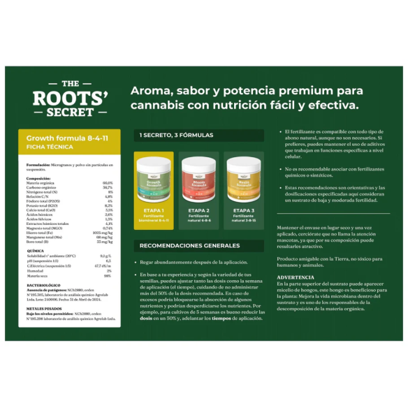 TRY PACK DE FERTILIZANTES THE ROOT SECRET