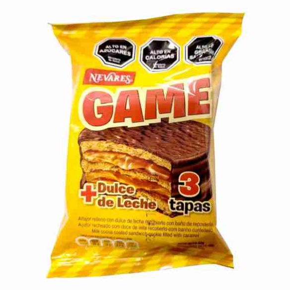ALFAJOR ARGENTINO GAME 60GR