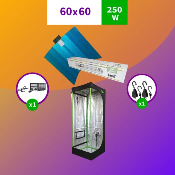 KIT INDOOR SODIO INICIAL 60X60X160 250W