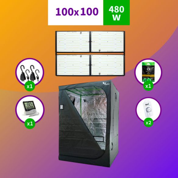 KIT INDOOR APOLLO EVOLUTION MEDIO 100X100X200 - 480W