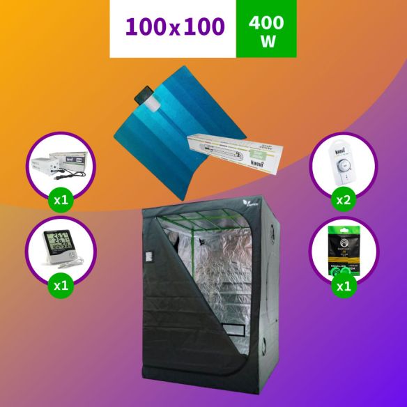 KIT INDOOR SODIO KASVI MEDIO 100X100X200 - 400W