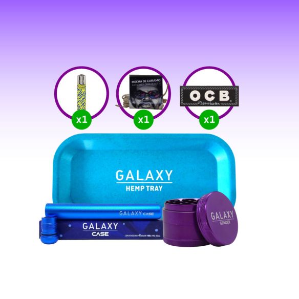 PACK MOLEDOR ALUMINIO CASE PURPLE 63MM- GALAXY