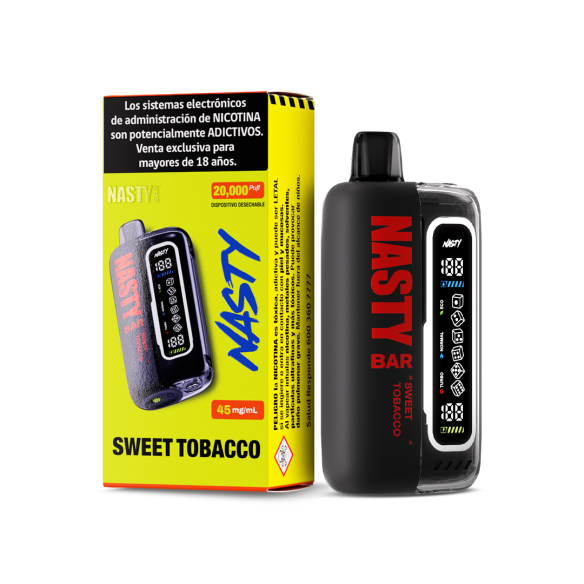 VAPORIZADOR BAR 20000 SWEET TOBACCO - NASTY