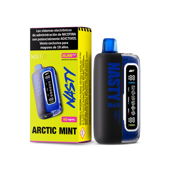 VAPORIZADOR BAR 20000  ARTIC MINT- NASTY