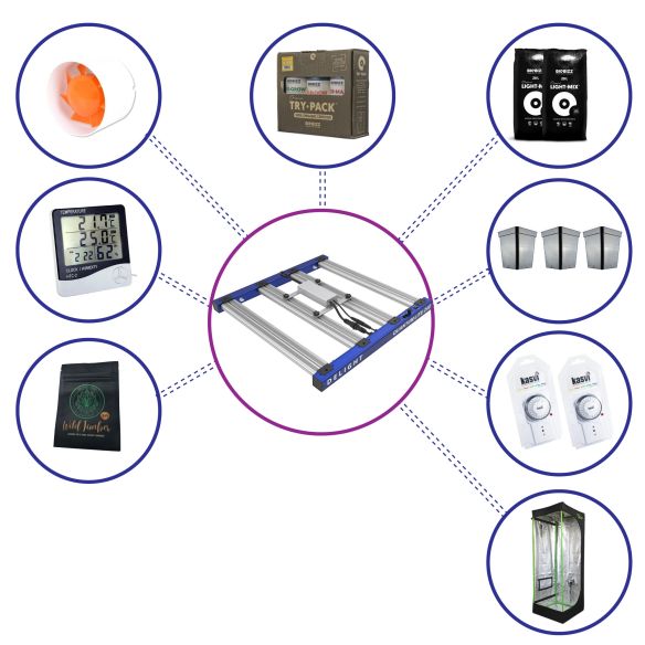 KIT MEDIO QUANTUM LITE DELIGHT 80- 240W FÁCIL ARMADO