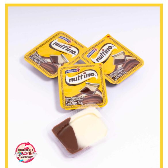 DULCE CHOCOLATE Y NUECES NUTTINO CREMA DE LECHE