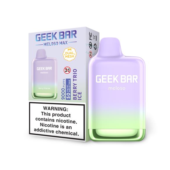 VAPORIZADOR MELOSO MAX 9000 BERRY TRIO ICE-GEEKBAR