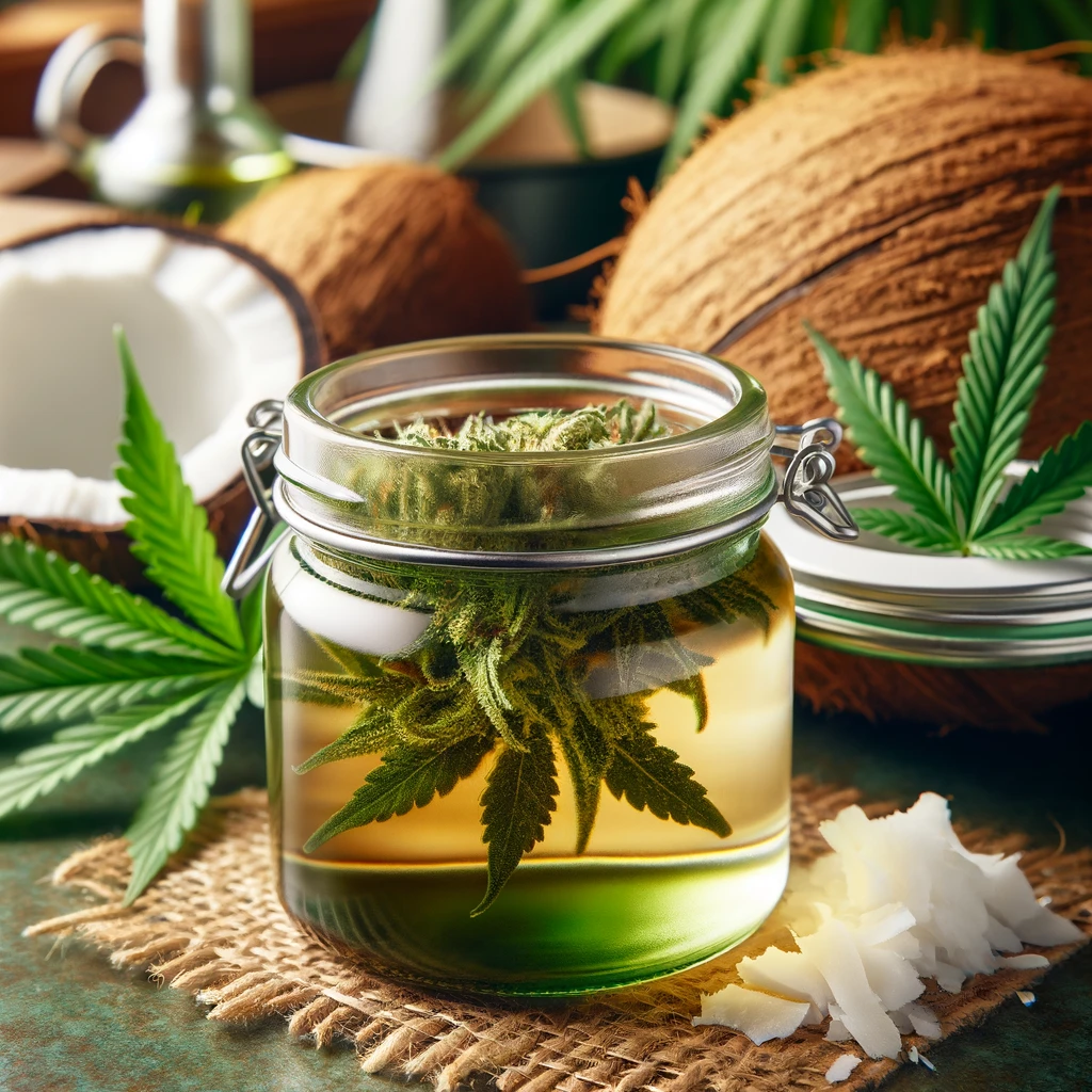 Aceite coco de cannabis